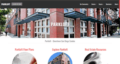 Desktop Screenshot of parkloftsd.com